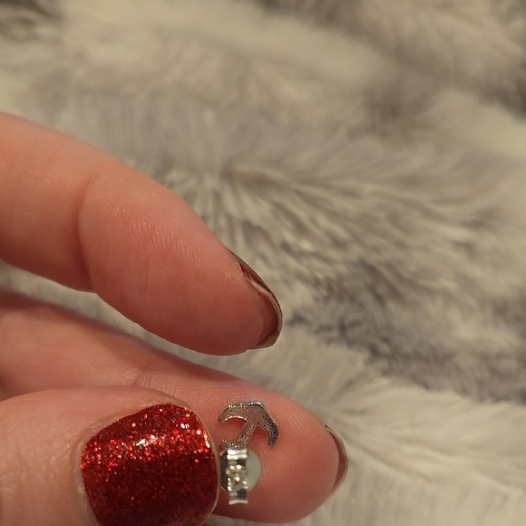 Sterling Silver Anchor Stud Earrings Brand New In Box - Picture 4 of 4